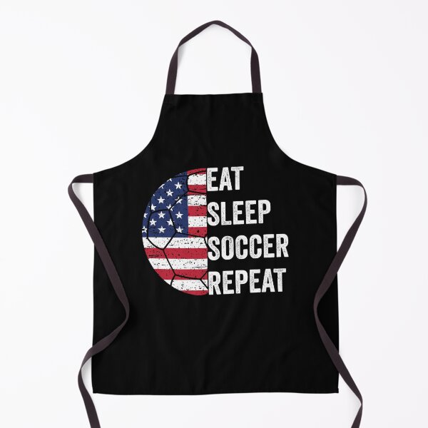 Item preview, American Flag Ball EAT SLEEP SOCCER REPEAT, Born To Play Soccer Every Weekend and Every Day Like There's No Tomorrow designed and sold by NADIASHOP86.