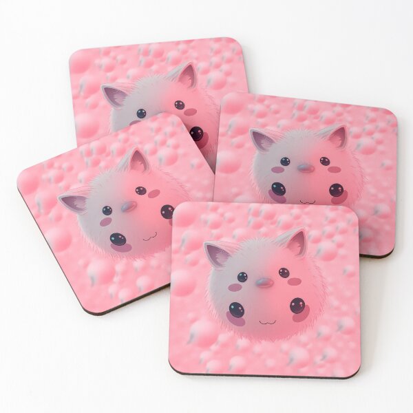 Item preview, Pink 3d Art Monster Wallpaper Design Cute  designed and sold by ART ATTACK ZONE.