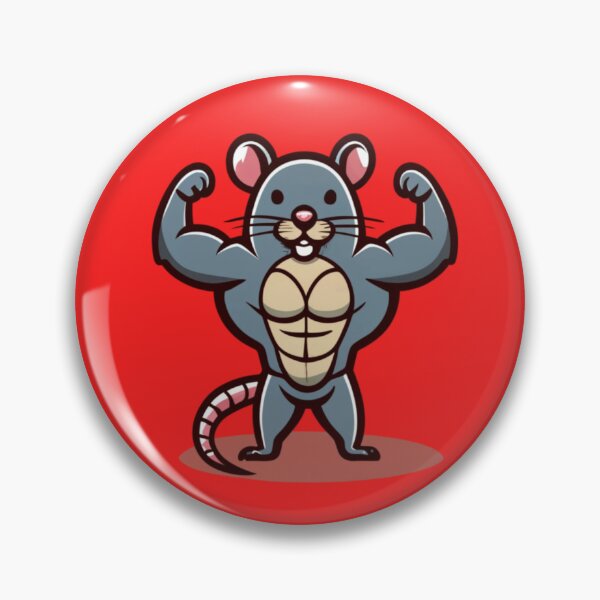 Item preview, muscular rat designed and sold by 123ks.