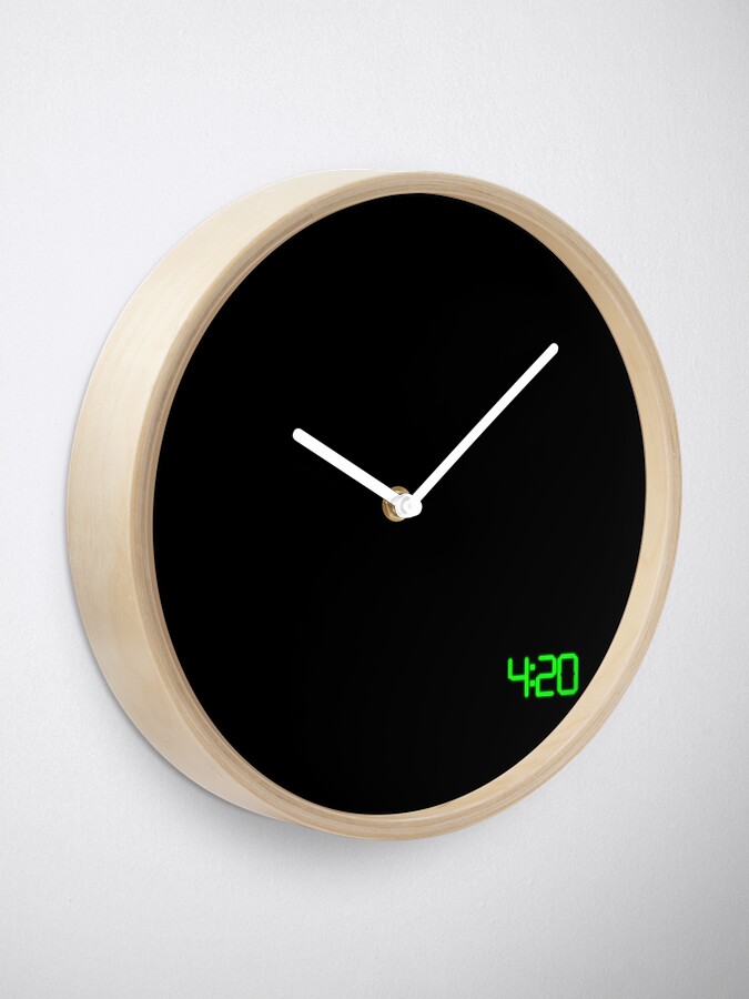 420 Clock By Kristan5401 Redbubble