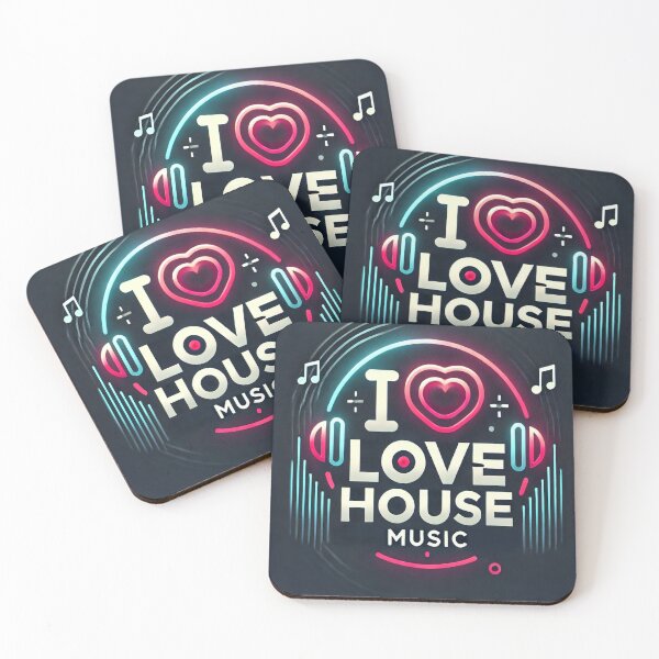 Item preview, I love house music designed and sold by NoBodyBuys.
