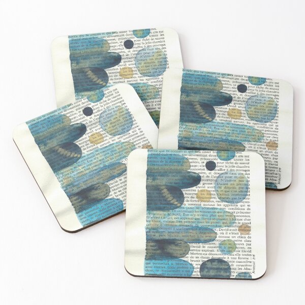 Item preview, abstract blue and gold designed and sold by Azyrielle.