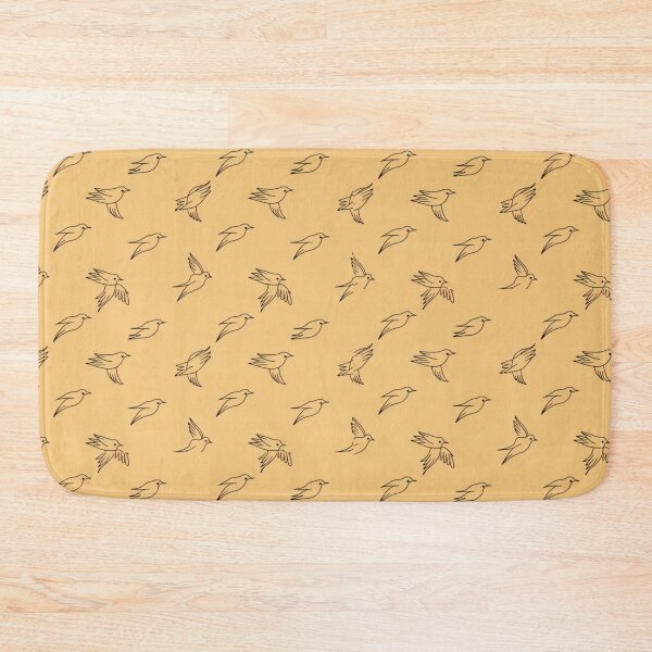 Item preview, pattern featuring minimalist icons of birds in flight. designed and sold by 123ks.