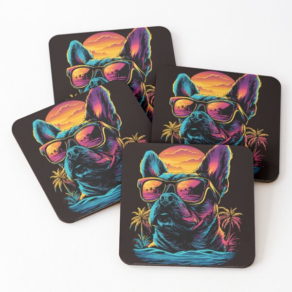 Item preview, French Bulldog Lovers Retro Vintage Pop Art Design designed and sold by adsman68.