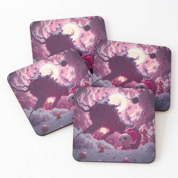 Item preview,  3d Art Monster Wallpaper Design Pink designed and sold by ART ATTACK ZONE.