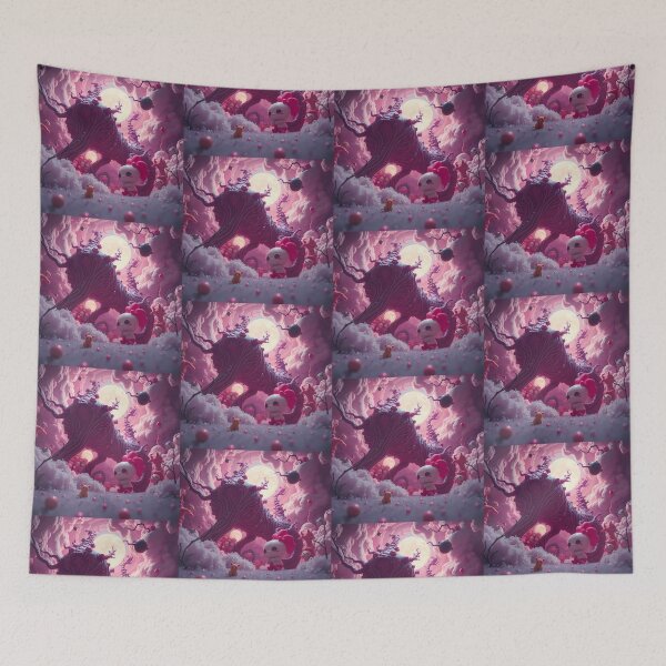 Item preview,  3d Art Monster Wallpaper Design Pink designed and sold by ART ATTACK ZONE.