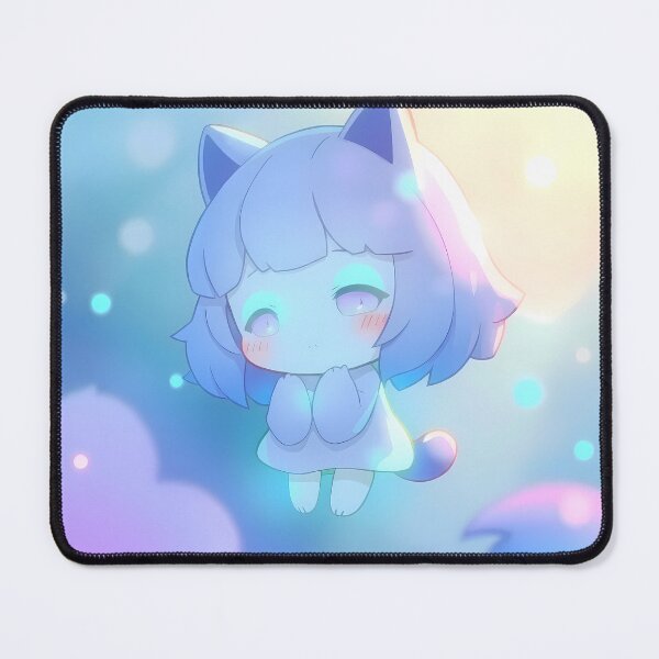 Item preview, Blues Girl Monster Wallpaper Design Cute designed and sold by ART ATTACK ZONE.
