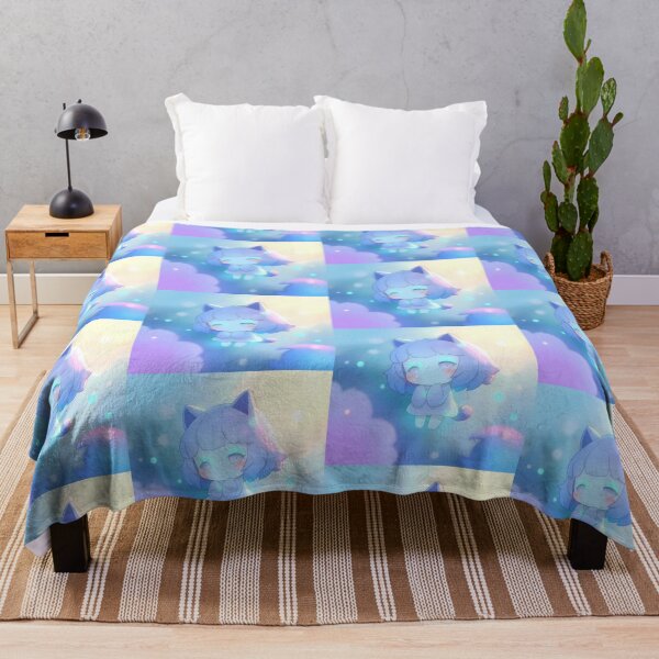 Item preview, Blues Girl Monster Wallpaper Design Cute designed and sold by ART ATTACK ZONE.