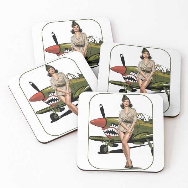 Item preview, Air Force Pin-up Girl designed and sold by Angry Swan Designs.