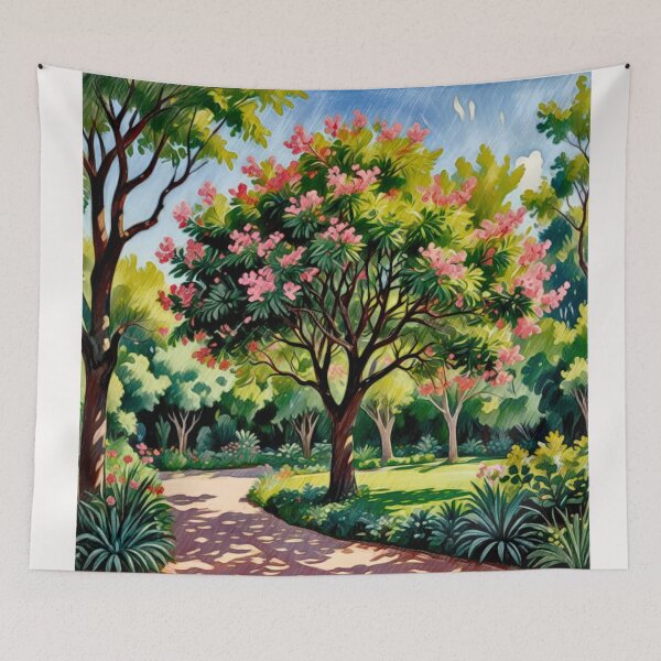 Item preview, From the Garden : South American Handroanthus heptaphyllus Ipê Rosa#1 designed and sold by Helios Be. Lavsh.