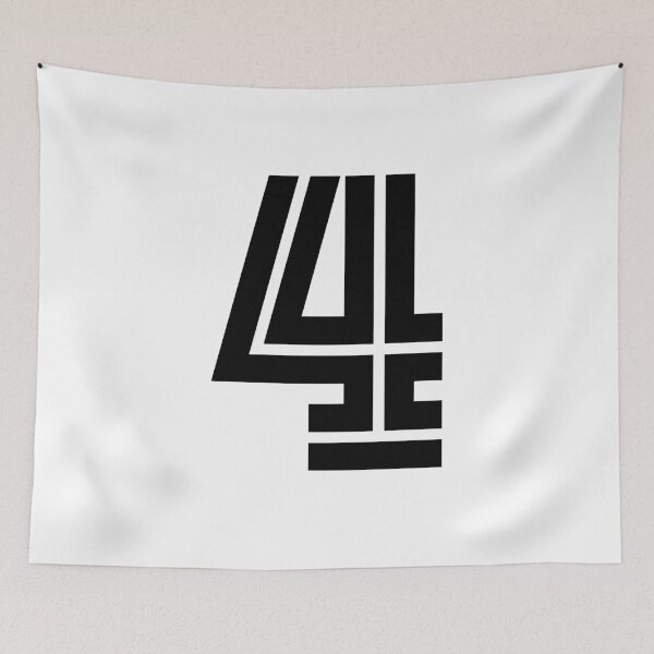 Item preview, No. 4 / Player Number Four / Football Player Number 4 (Black) designed and sold by STUDIO-72.