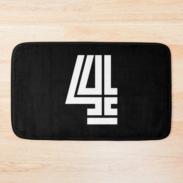 Item preview, No. 4 / Player Number Four / Football Player Number 4 (White on Black) designed and sold by STUDIO-72.