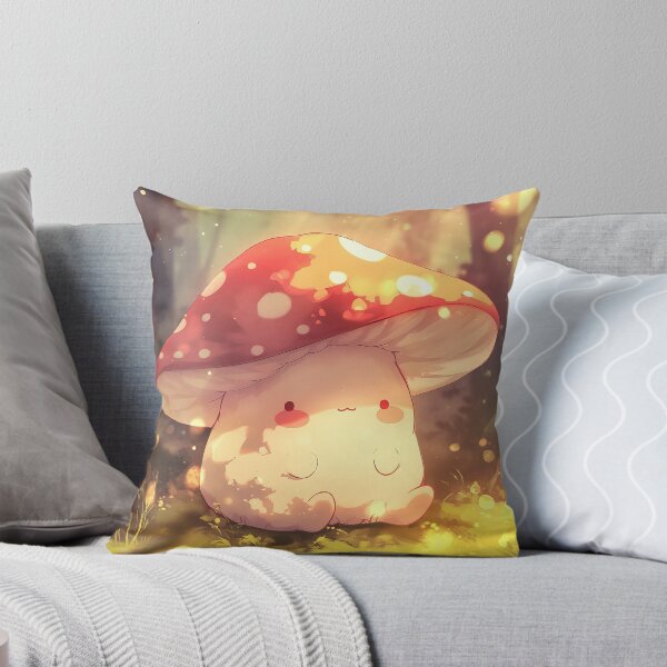 Item preview, Anime Mushroom creature in magical forest designed and sold by TheArtistOf2022.
