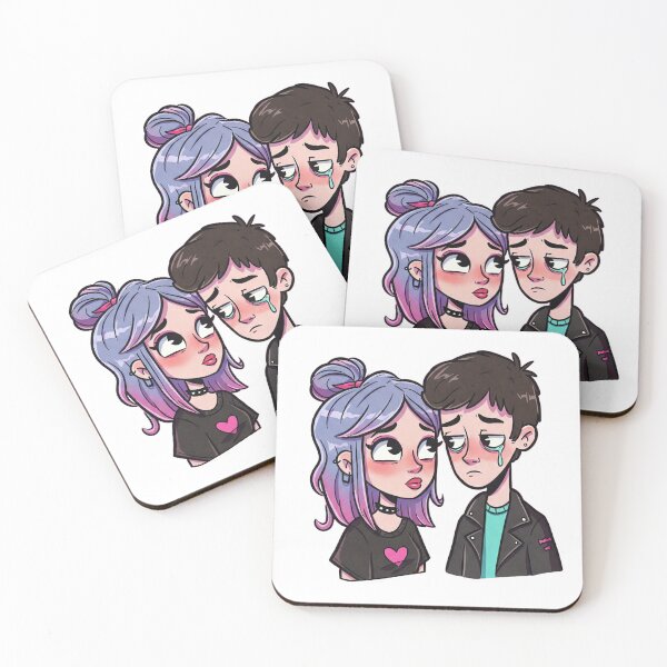 Item preview, Emo couple designed and sold by Tw1nsAIArt.