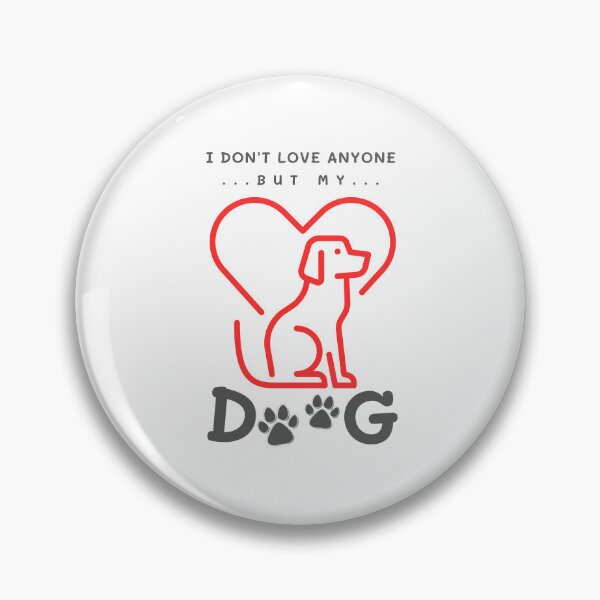 Artikelvorschau, Ich liebe niemanden außer meinem Hund. Lustiger Valentinstag für Hundeliebhaber entworfen und verkauft von LekaDesignShop.