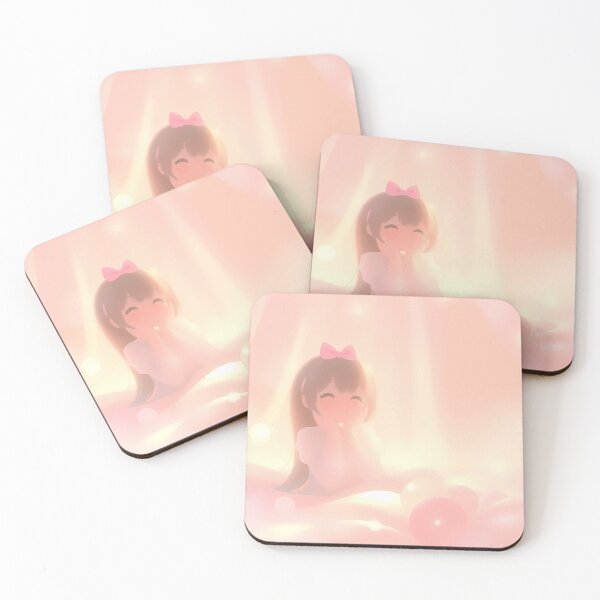 Item preview, Happy Girl Art Wallpaper Design Cute Pink Pastel designed and sold by ART ATTACK ZONE.