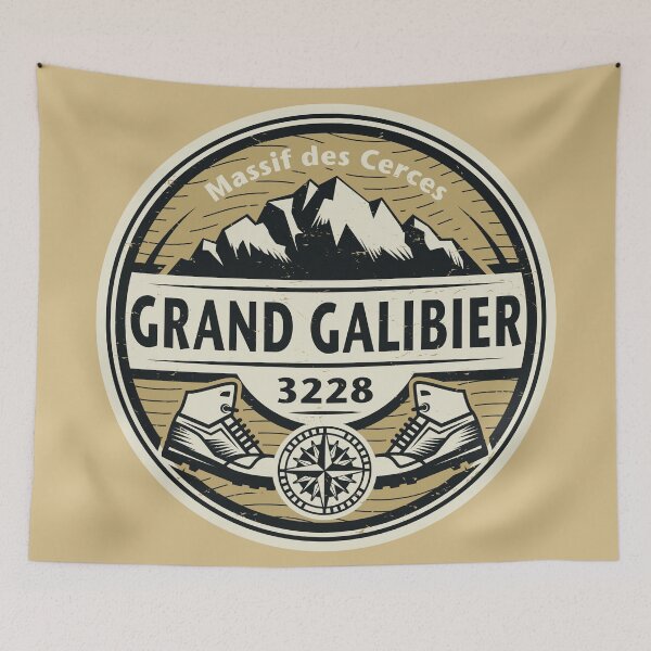 Item preview, Grand Galibier mountain, France designed and sold by studio838.