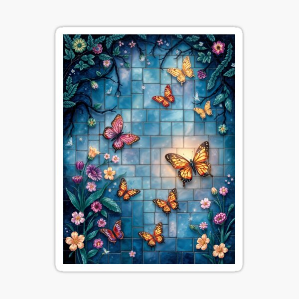 Artikel-Vorschau von Leuchtende Gartenschmetterlinge - Mosaic Magic, designt und verkauft von my-wishlist.
