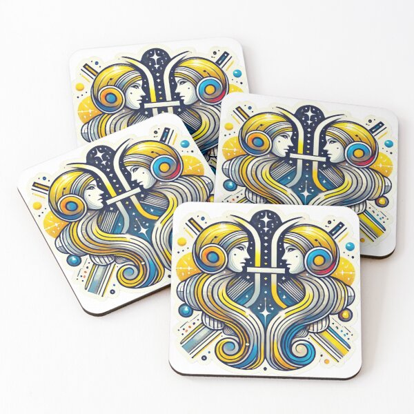 Item preview, Zodiac (Gemini) : Twins in Harmony designed and sold by SIRIKANYA D..
