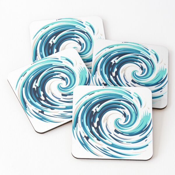 Item preview, Abstract Ocean Wave designed and sold by TrendHavenPL.