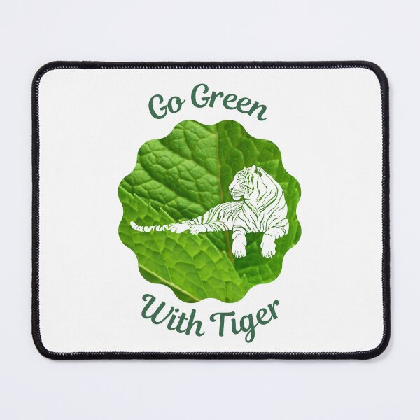 Item preview, Go Green With Tiger designed and sold by kucingmaikan.