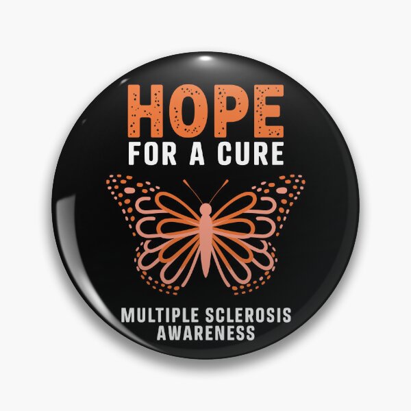 Item preview, Hope For A Cure MS Multiple Sclerosis Awareness Butterfly designed and sold by Serbin.