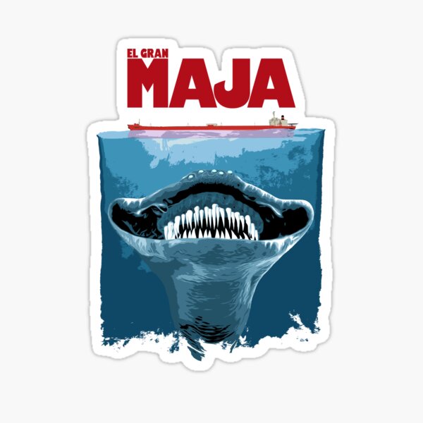 Vista previa del artículo con la obra «El Gran Maja», diseñado y vendido por Power Up Prints.