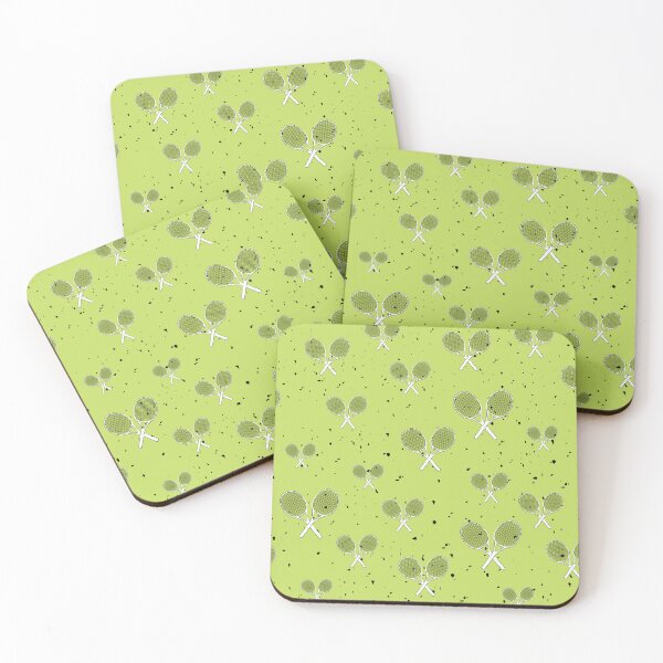 Item preview, Tennis Rackets Print - Lime Green Edition designed and sold by BigCityTennis.