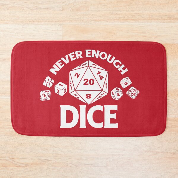 Item preview, Never Enough Dice designed and sold by atomicgirl.