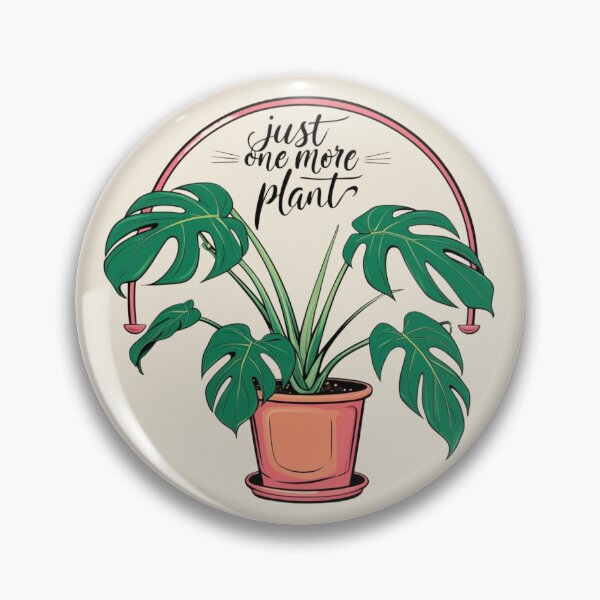 Item preview, Green Indoor House Just One More Plant Round Sticker designed and sold by colorleafz.
