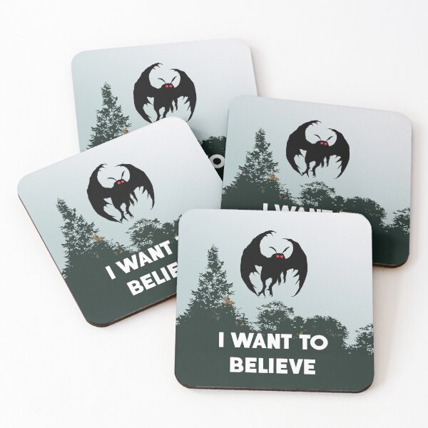 Item preview, I Want to Believe in Mothman designed and sold by atomicgirl.