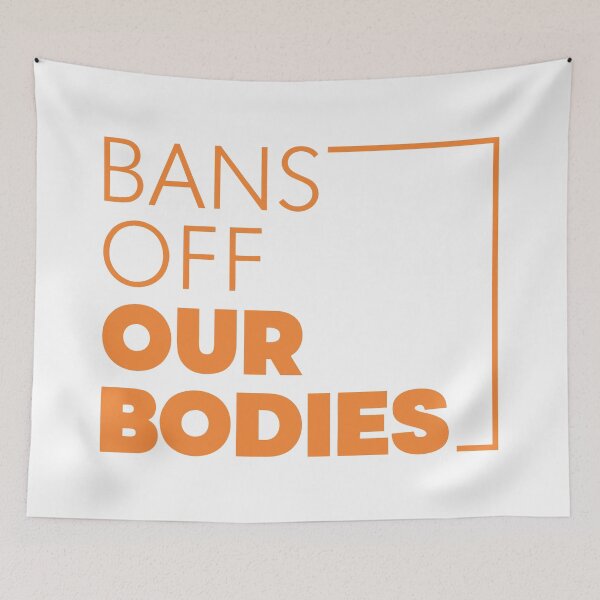 Item preview, "Bans Off Our Bodies – Pro-Choice Feminist Statement for Reproductive Rights" designed and sold by artworkathome.