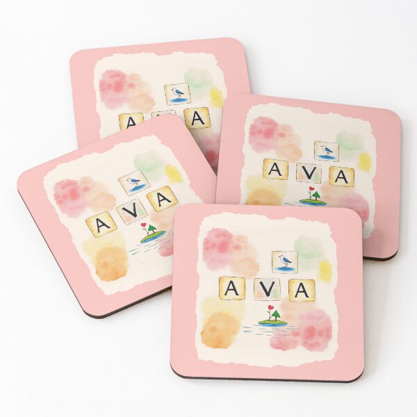 Item preview, Ava - A Girl's Name in Watercolor Dreams designed and sold by my-wishlist.