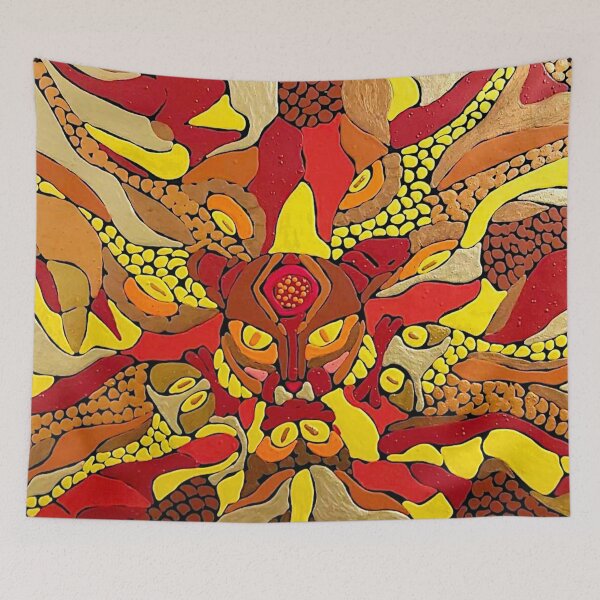 Item preview, Fish Flower "Sun" designed and sold by Gluecknika.