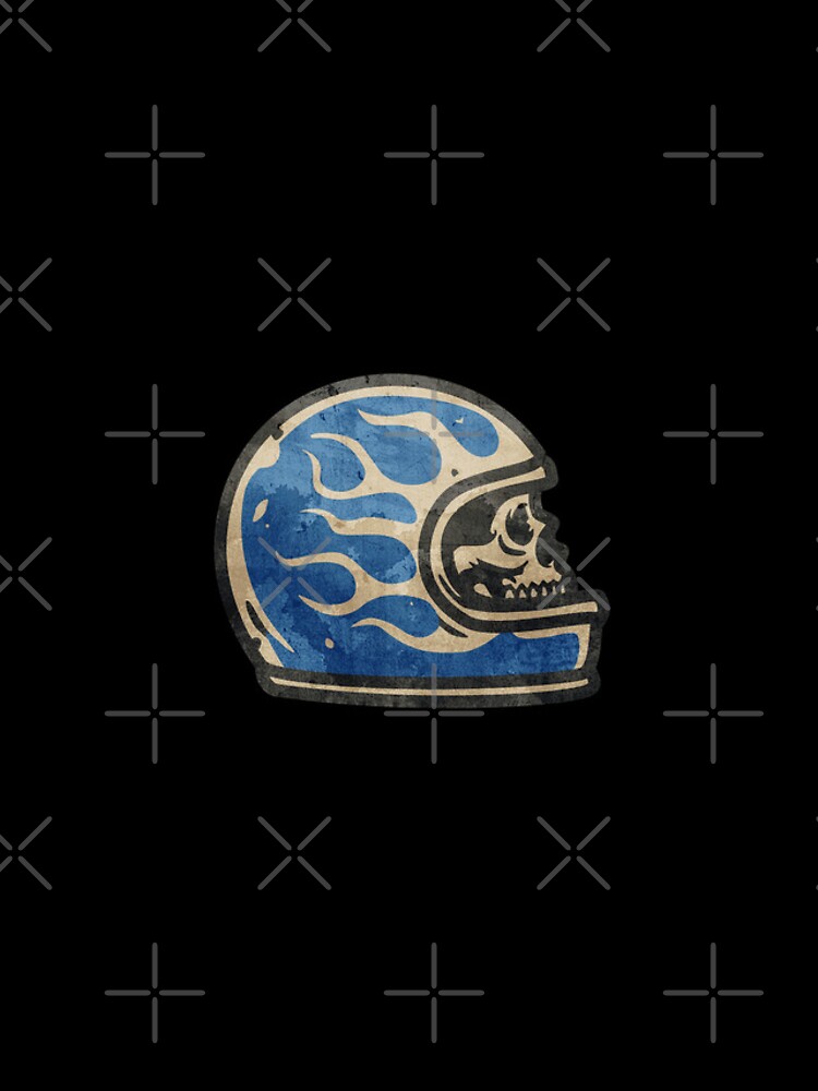 Thumbnail 4 of 4, iPhone Case, Death Rider - Blue designed and sold by RedFirecracker.