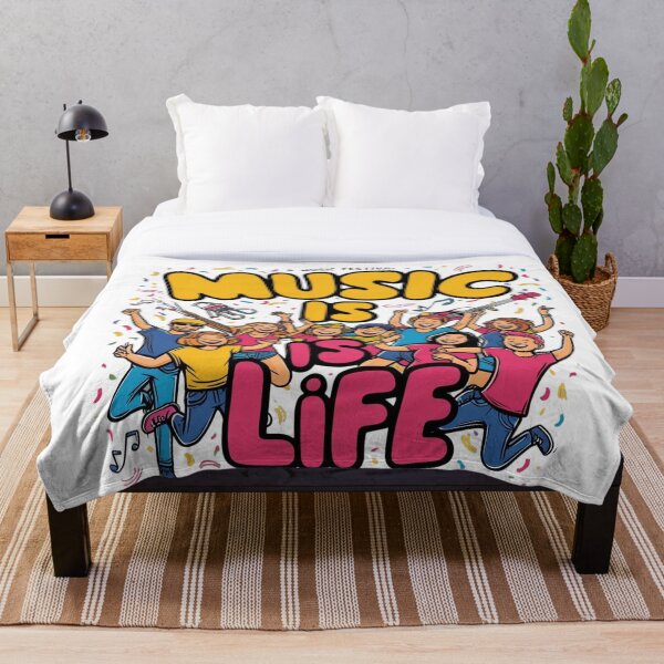 Artikelvorschau, Music is life Funny T-shirt  entworfen und verkauft von HannaStudio.