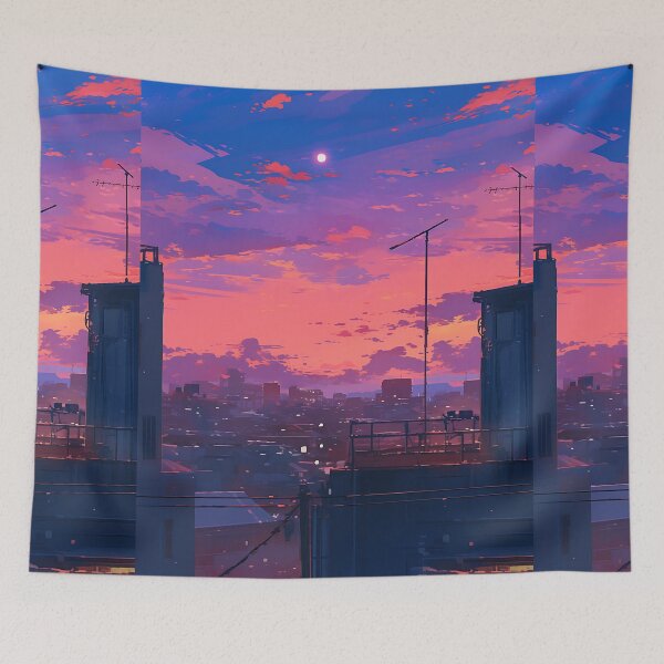 Item preview, Lofi Background Art - Dusk Hour designed and sold by bapupa.