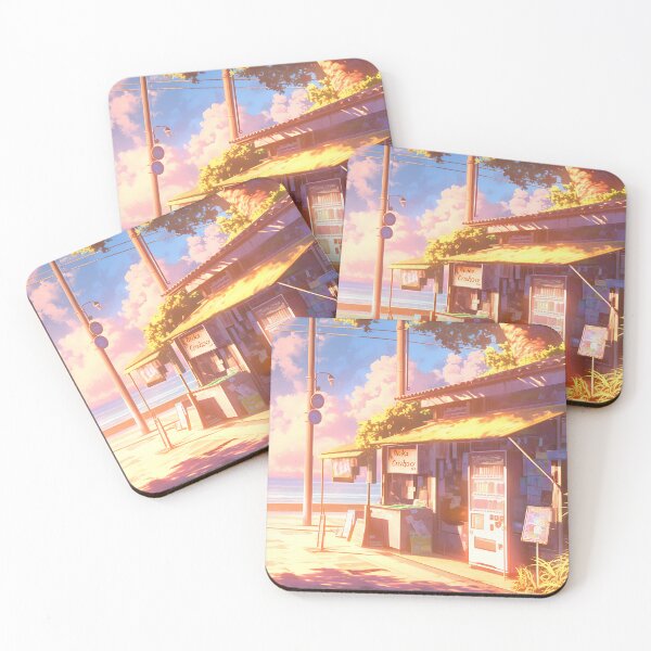 Item preview, Lofi Background Art - Beach Sunrise designed and sold by bapupa.
