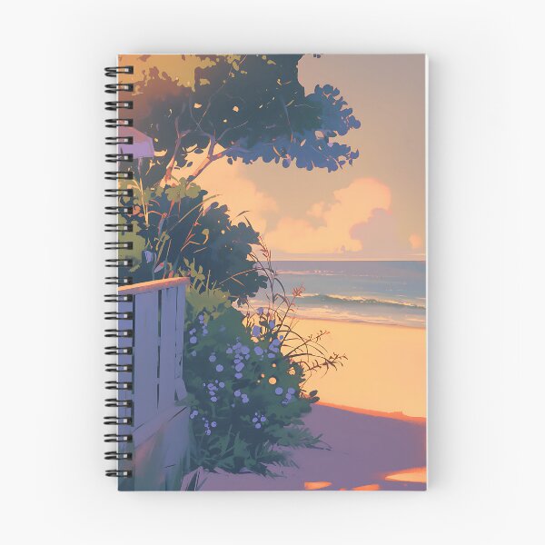 Item preview, Lofi Background Art - Beach Sunset designed and sold by bapupa.