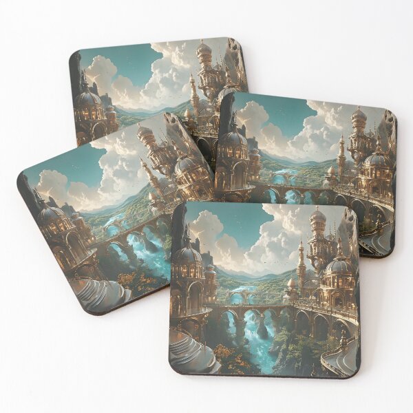 Item preview, Fantasy landscape designed and sold by Jambonfromage.