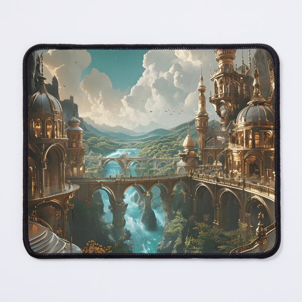 Item preview, Fantasy landscape designed and sold by Jambonfromage.
