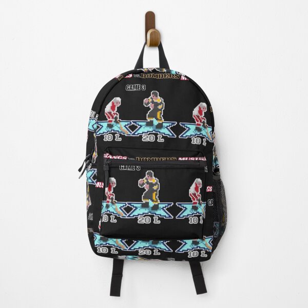 Item preview, 8bit hockey Youngblood Mustangs vs. Bombers designed and sold by Pop, Culture and Stuff.