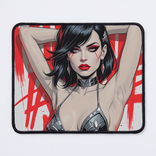 Item preview, Sexy Vampire demon fantasy punk horror Girl illustration designed and sold by Vintage Designs +.