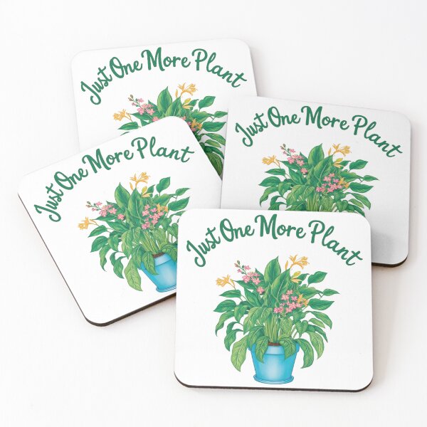 Item preview, Green Indoor House Just One More Plant Sticker designed and sold by colorleafz.