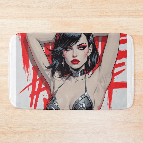 Item preview, Sexy Vampire demon fantasy punk horror Girl illustration designed and sold by Vintage Designs +.