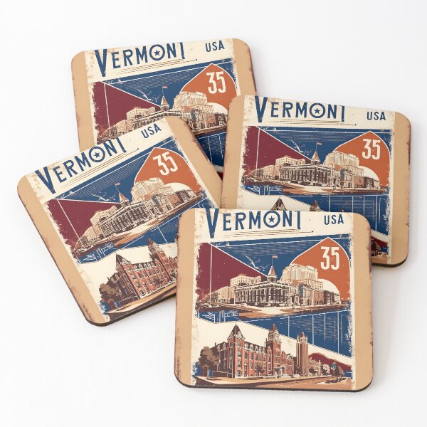 Item preview, Vermont 1950s USA Vintage Retro Tourism  designed and sold by TravelersGems.