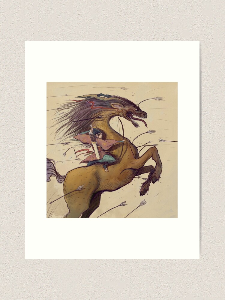 Alternate view of Kirin Art Print