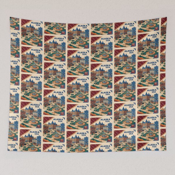 Item preview, 1950s Alaska USA Vintage Retro Tourism  designed and sold by TravelersGems.