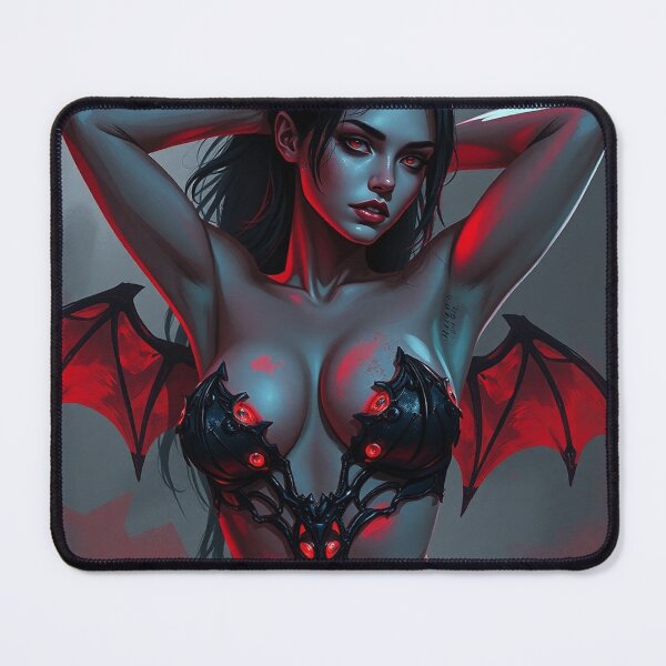Item preview, Sexy Vampire demon fantasy punk horror Girl illustration designed and sold by Vintage Designs +.