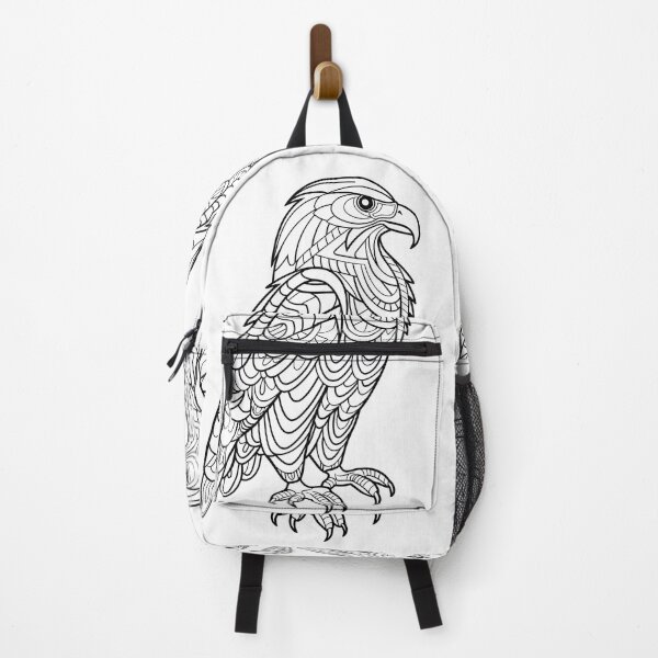 Item preview, Eagle #4 Coloring Page Pattern designed and sold by DavidColoring.